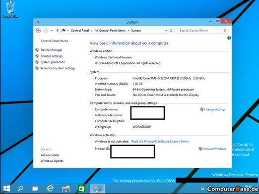 Windows 9 screenshot 4
