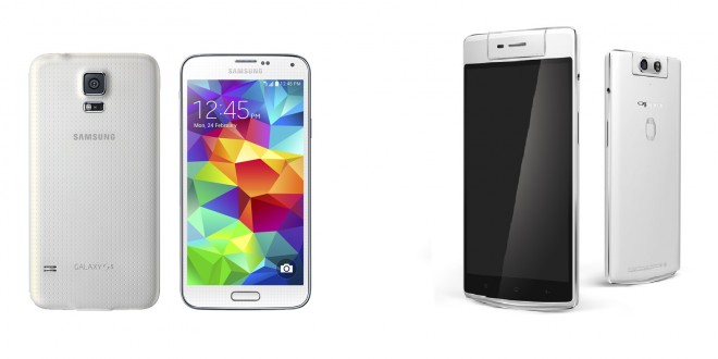 Galaxy S5 vs Oppo N3 - price, specs and features compared