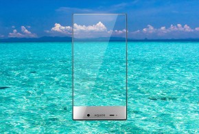 The Sharp Aquos Crystal goes up against newcomer Otium U5 in a battle of bezelles smartphones