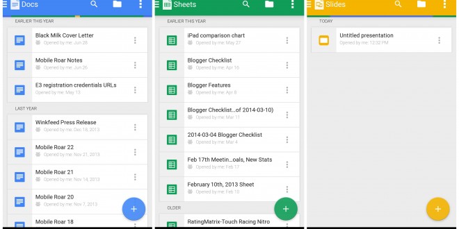 Google Drive update brings Material Design and Open With function