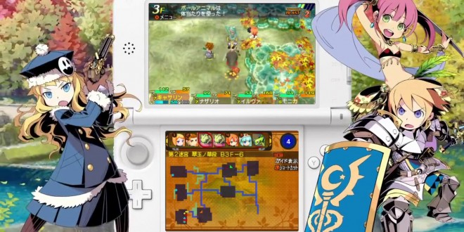 Etrian Odyssey and the Mystery Dungeon Teaser Site Releases New Clips