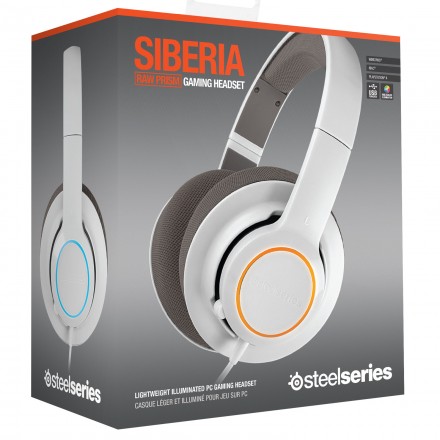 There's nothing surprising in how the SteelSeries Siberia Raw Prism is packaged, but the box looks cool.