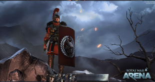 A glimpse of what looks to be Total War: Arena's homescreen.