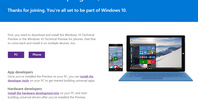 Windows 10 insider