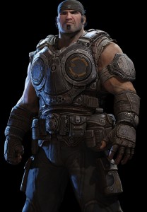 Marcus Fenix of Gears of War 