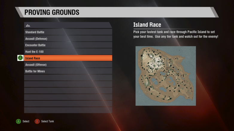 All of the Proving Grounds game modes