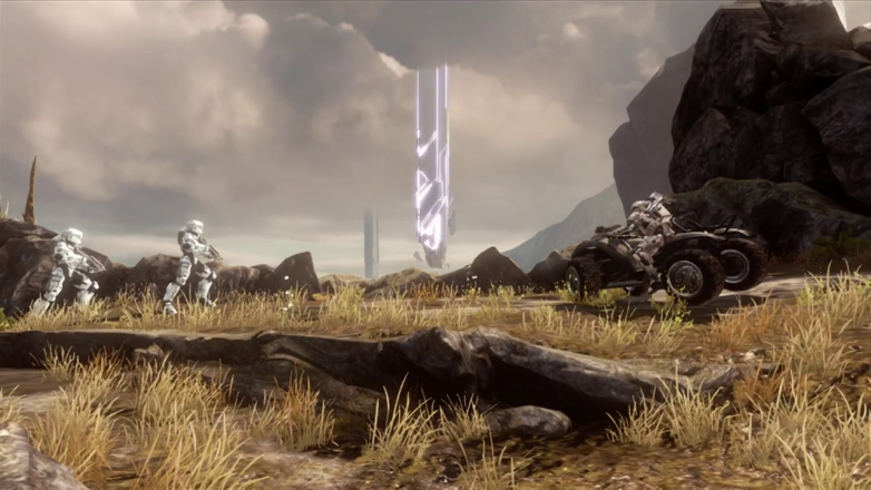Alien structures doing alien things? Yep, we're in the Halo universe