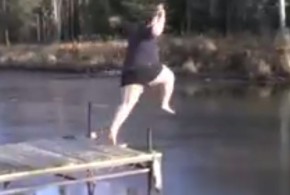 Fat-guy-jumping-on-ice