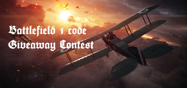 battlefield 1 code giveaway contest